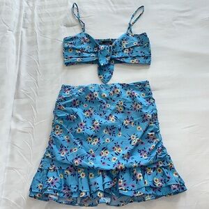 Zara Women’s two piece skirt and top set